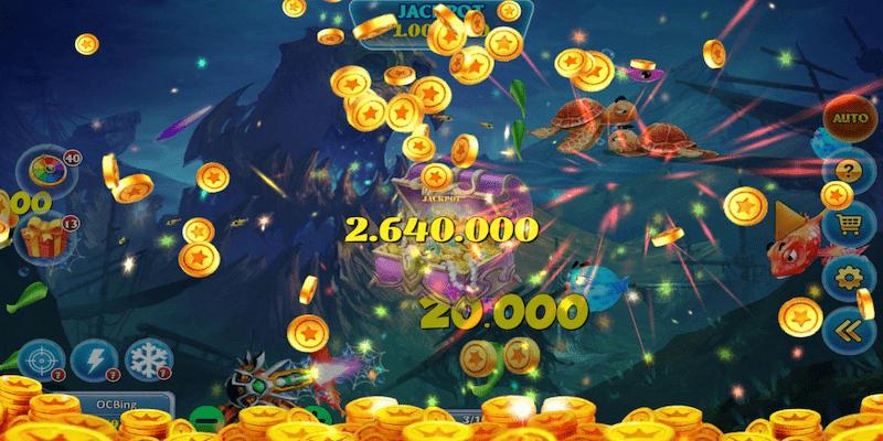 Săn cá theo từng đàn để dành được số điểm cao nhất Săn cá theo từng đàn để dành được số điểm cao nhất